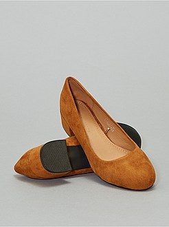 Escarpins de camurça sintética - Kiabi
