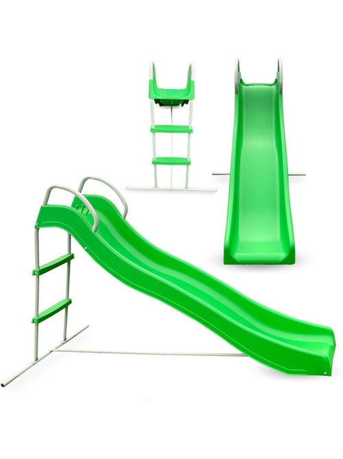 Escorrega de jardim infantil hypermotion com escada, estrutura estável e resistente - Kiabi