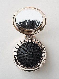 Escova de cabelo com cerdas de bolso - Kiabi