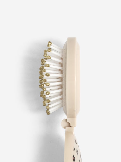 Escova de cabelo dobrável com espelho - Kiabi Escova de cabelo dobrável com espelho - Kiabi