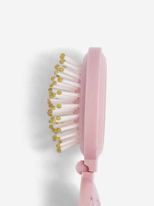 Escova de cabelo dobrável com espelho - Kiabi