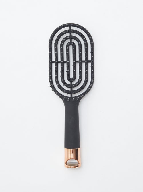 Escova de cabelo espiral com detalhe iridescente - Kiabi