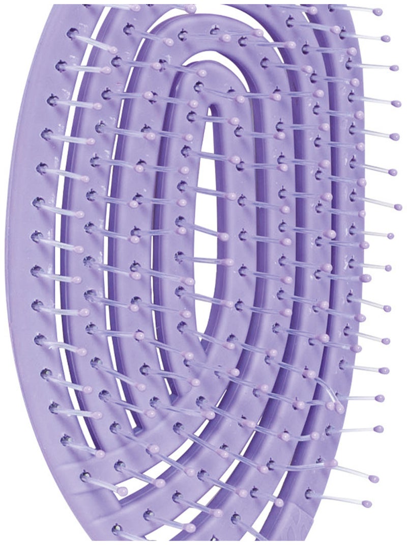 Escova desembaraçadora ultrassuave anti-quebra Roxo - Kiabi