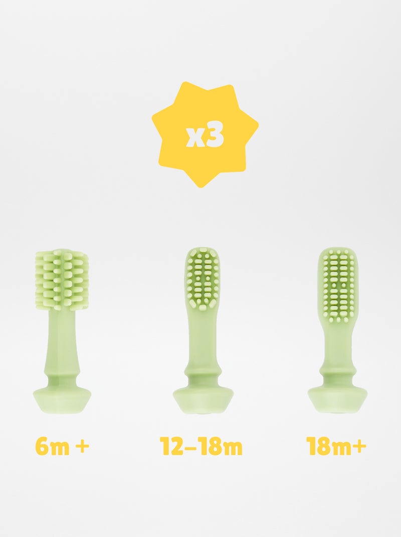 Escova para dentes evolutiva 'Babymoov' VERDE - Kiabi