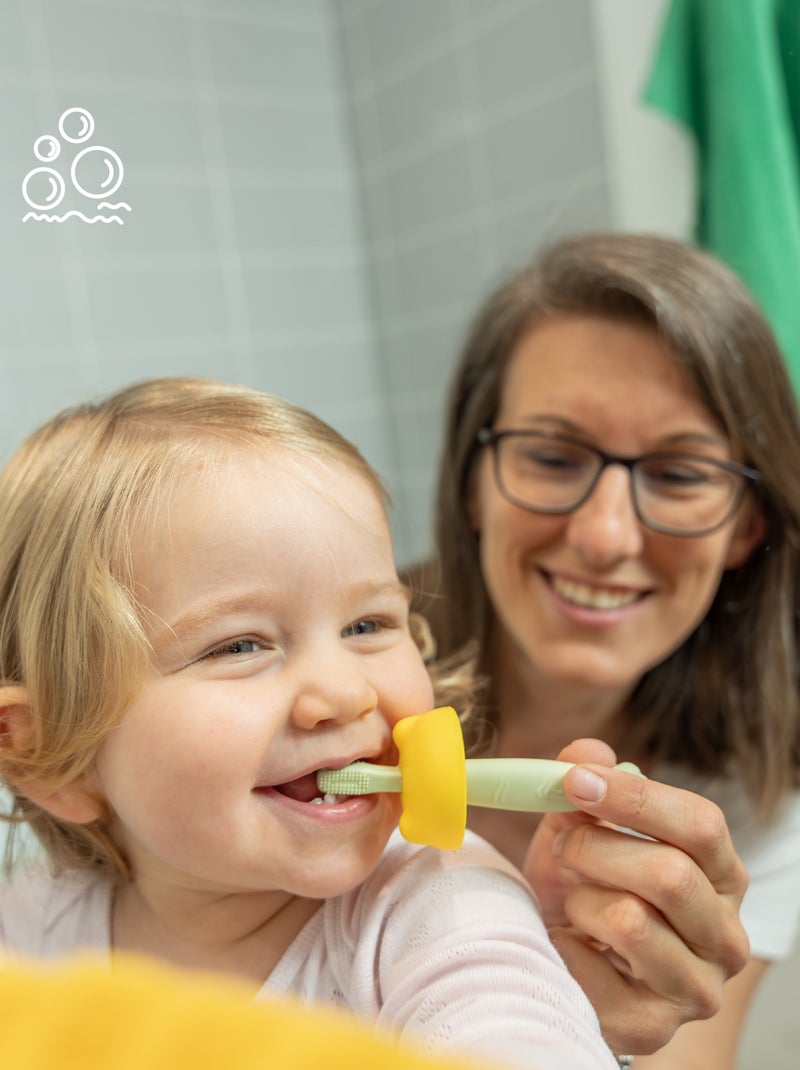 Escova para dentes evolutiva 'Babymoov' VERDE - Kiabi