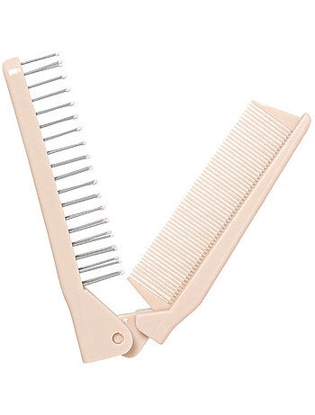 Escova pente dobrável para cabelo