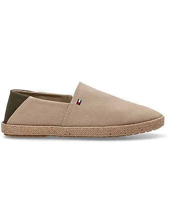 Espadrilhas bege para homem tommy hilfiger fm0fm05353