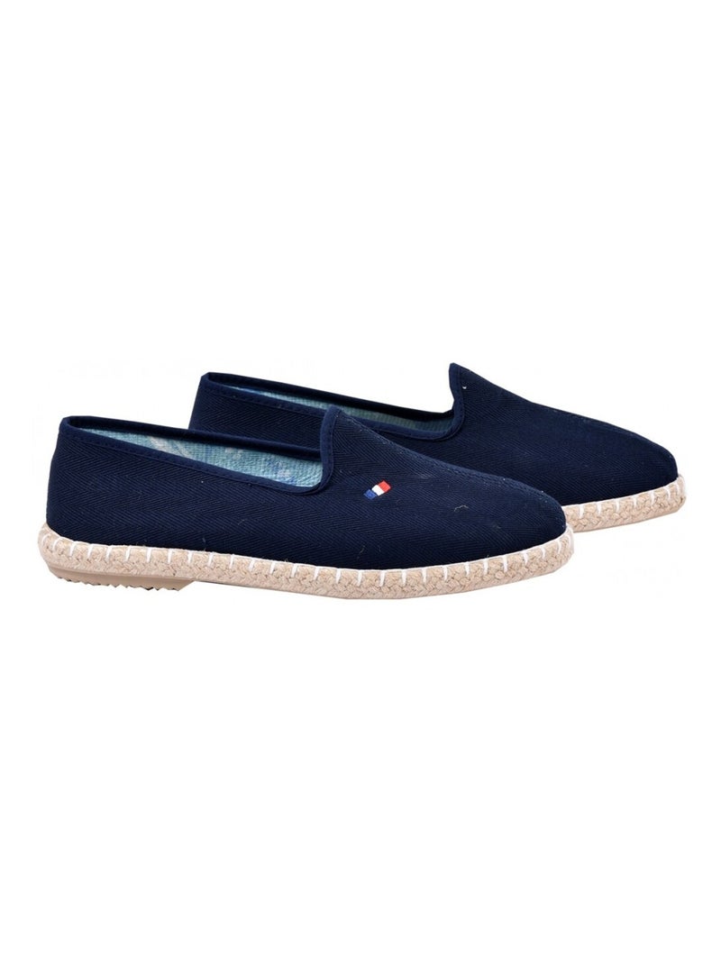 Espadrilhas em lona com sola antiderrapante Azul-marinho - Kiabi