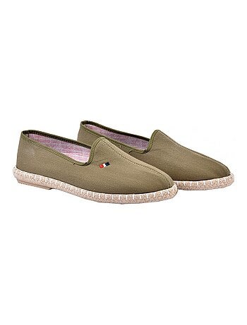 Espadrilhas em lona com sola antiderrapante