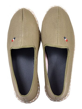 Espadrilhas em lona com sola antiderrapante