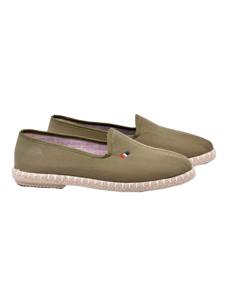 Espadrilhas em lona com sola antiderrapante Cáqui - Kiabi