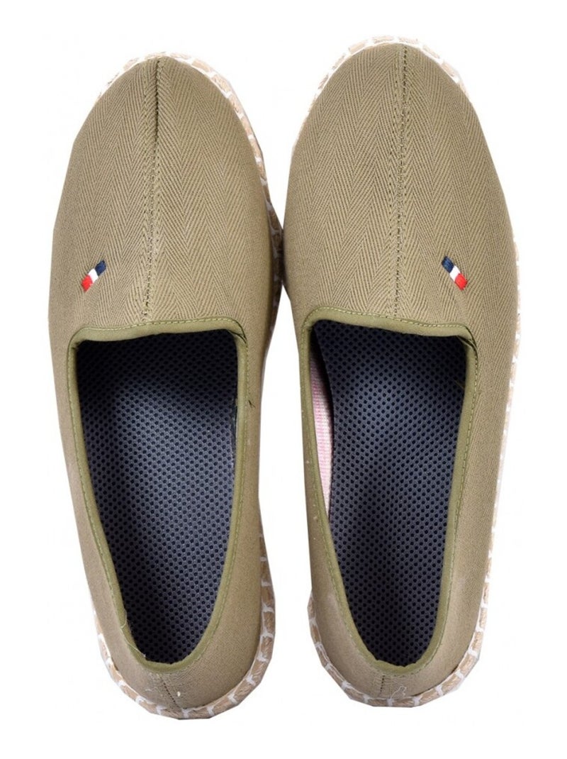 Espadrilhas em lona com sola antiderrapante Cáqui - Kiabi