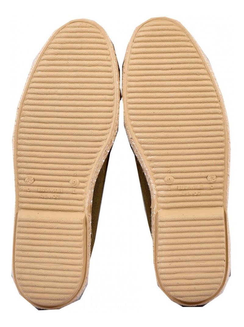 Espadrilhas em lona com sola antiderrapante Cáqui - Kiabi
