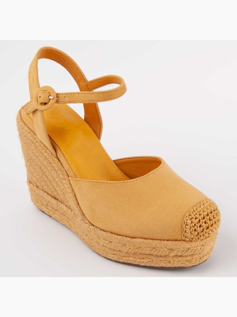 Esparto Com Cunha Material Sintético Montevita Amarelo - Kiabi
