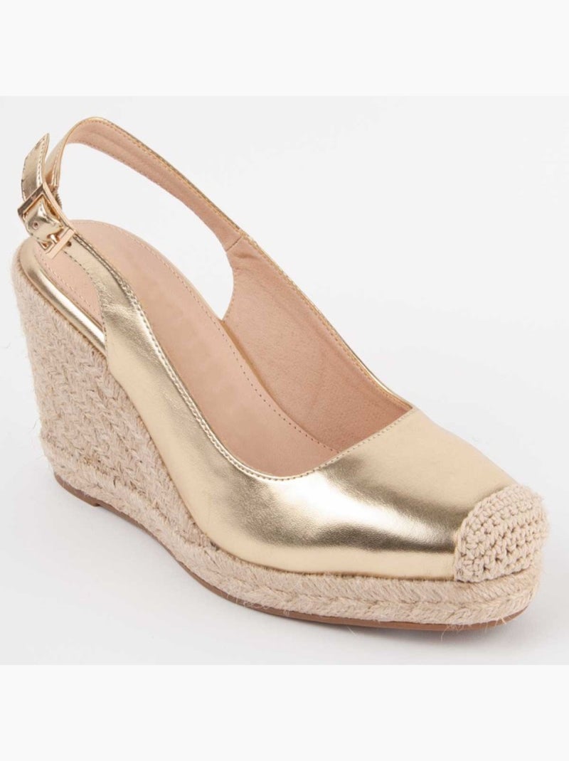 Esparto Com Cunha Material Sintético Montevita Dourado/Ouro - Kiabi