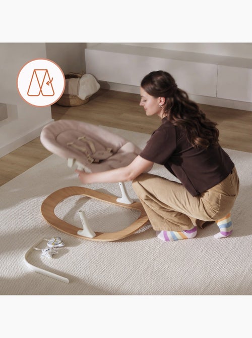 Espreguiçadeira Baloiço para Bebé LIONELO Celia - Ultraleve - Até 9 kg - Balanço Natural - Kiabi Espreguiçadeira Baloiço para Bebé LIONELO Celia - Ultraleve - Até 9 kg - Balanço Natural - Kiabi