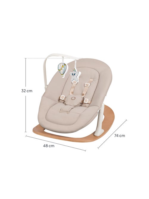Espreguiçadeira Baloiço para Bebé LIONELO Celia - Ultraleve - Até 9 kg - Balanço Natural - Kiabi Espreguiçadeira Baloiço para Bebé LIONELO Celia - Ultraleve - Até 9 kg - Balanço Natural - Kiabi