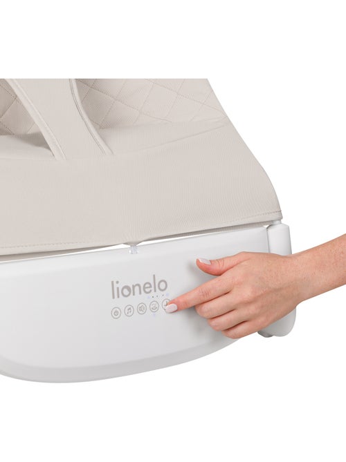 Espreguiçadeira de bebé Lionelo Vinci – circulação de ar – leve – 3 modos de balanço – 4 melodias - Kiabi Espreguiçadeira de bebé Lionelo Vinci – circulação de ar – leve – 3 modos de balanço – 4 melodias - Kiabi