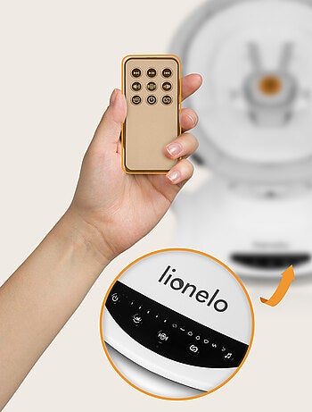 Espreguiçadeira elétrica 360° LIONELO Bella – Leve – 12 melodias – 6 modos – Comando à distância