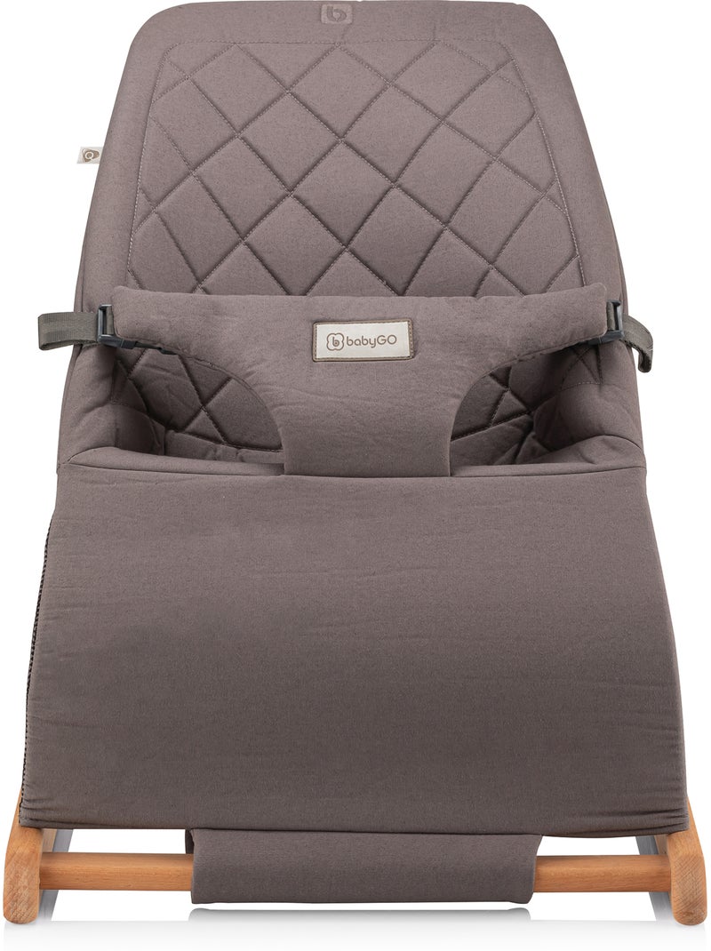 Espreguiçadeira para bebé skippy - babygo Cinza - Kiabi