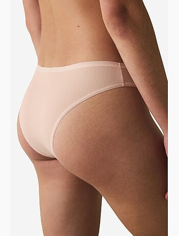 Essentials cueca brasileira de cintura baixa e decote em v penti