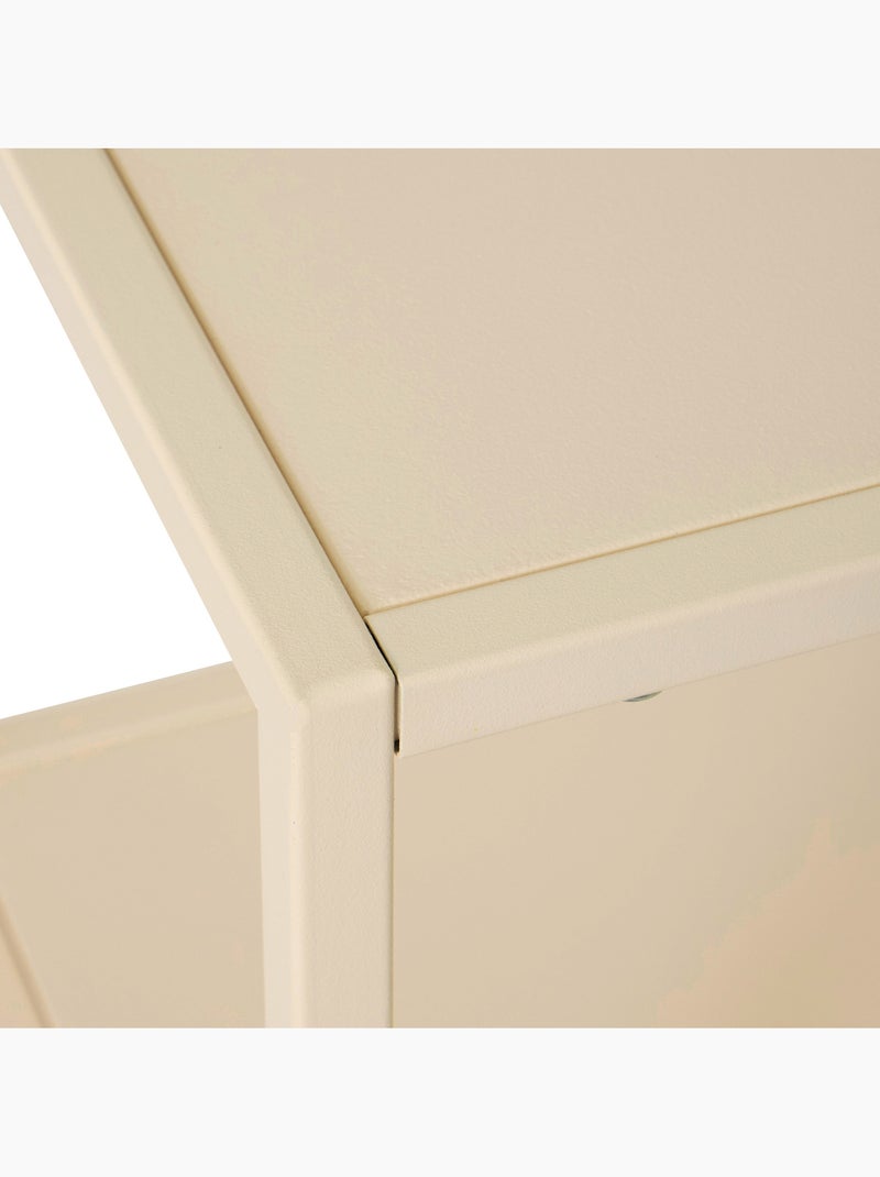 Estante de metal com 6 prateleiras Bege - Kiabi