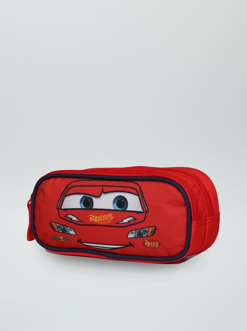 Estojo 'Carros' Vermelho - Kiabi
