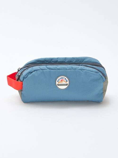 Estojo color block duplo compartimento - Kiabi