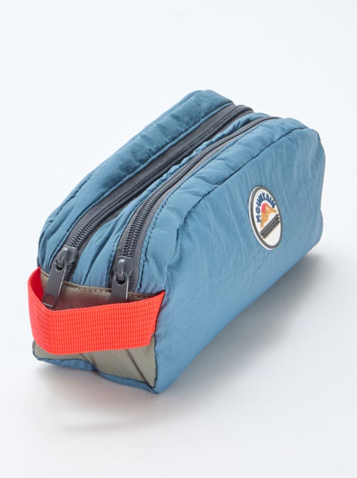 Estojo color block duplo compartimento - Kiabi