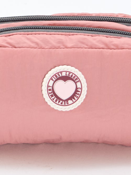 Estojo color block duplo compartimento - Kiabi