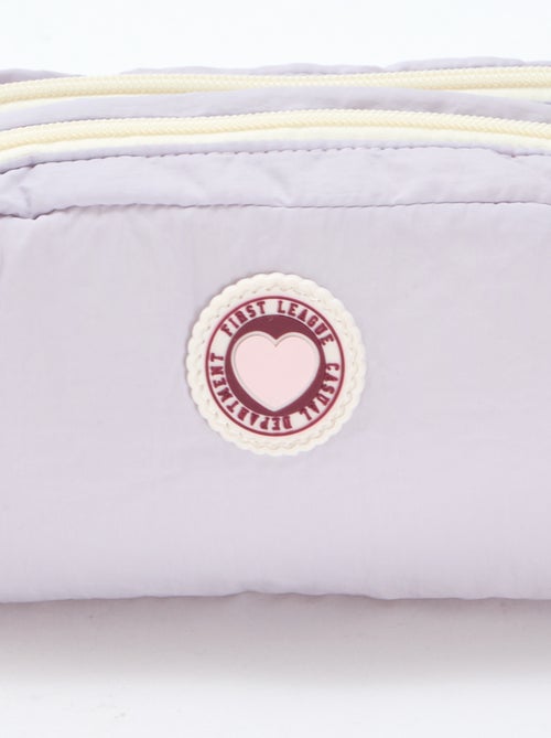 Estojo color block duplo compartimento - Kiabi