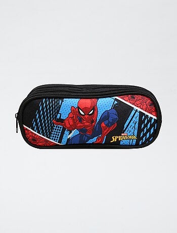 Estojo com compartimento duplo 'Homem Aranha'