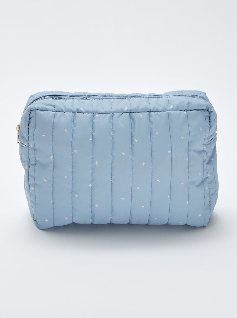 Estojo de cuidados estampado AZUL - Kiabi