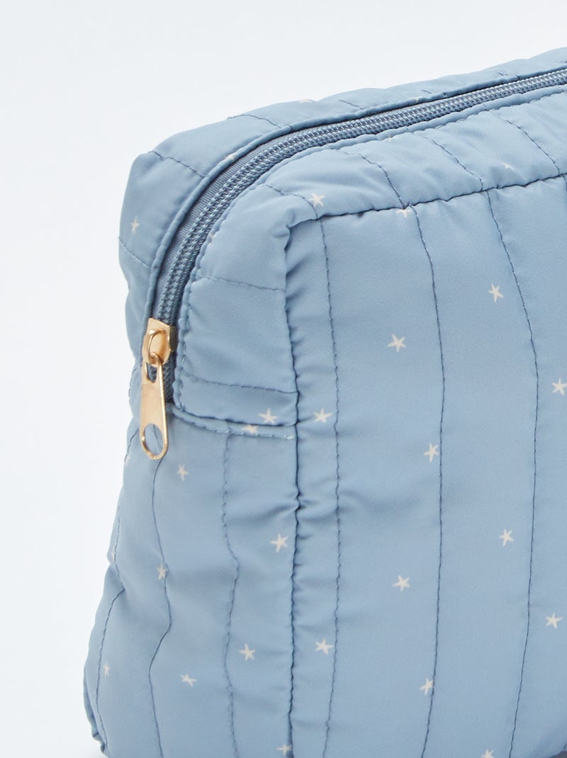 Estojo de cuidados estampado AZUL - Kiabi