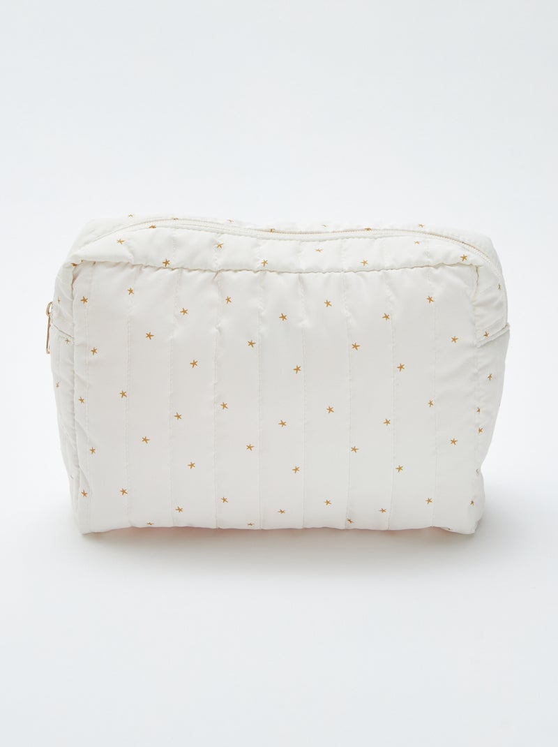 Estojo de cuidados estampado BRANCO - Kiabi
