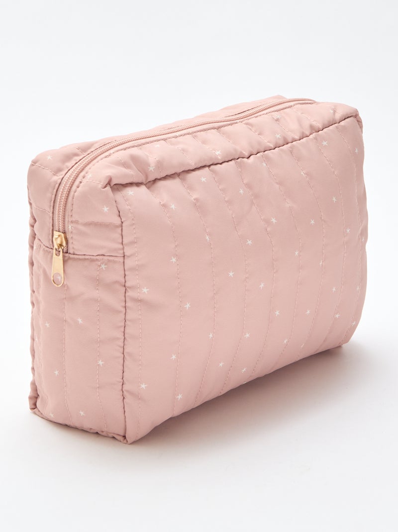 Estojo de cuidados estampado Rosa - Kiabi