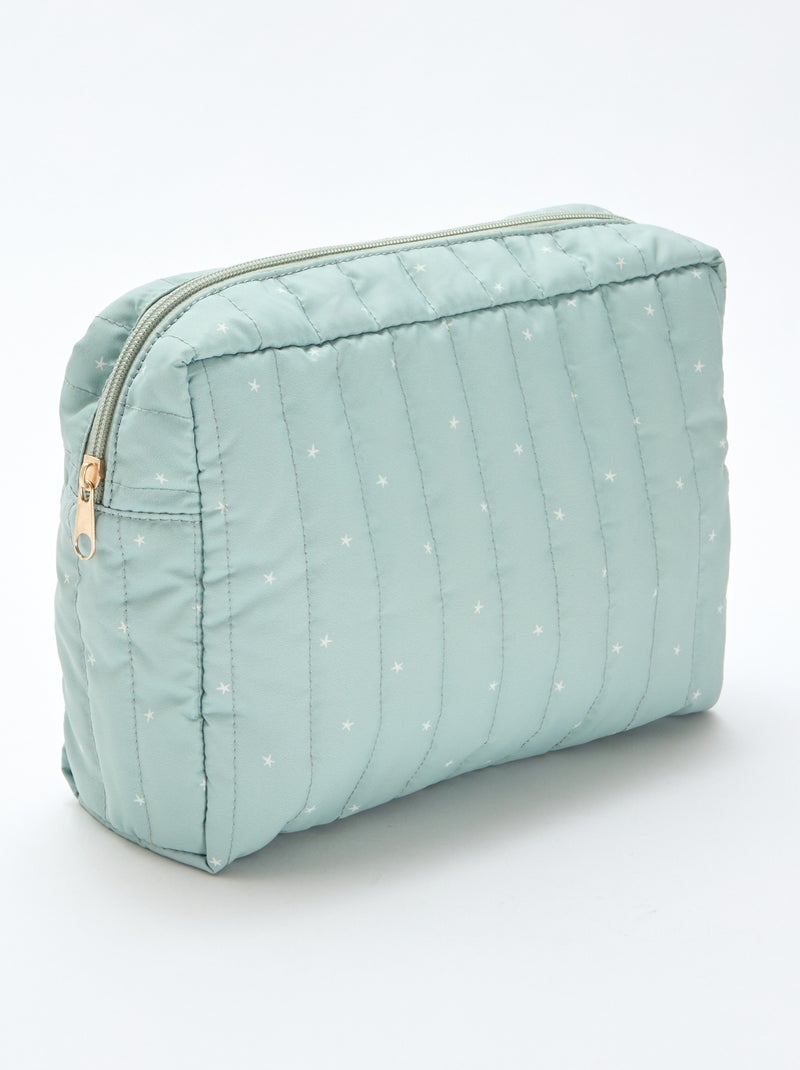 Estojo de cuidados estampado Verde - Kiabi