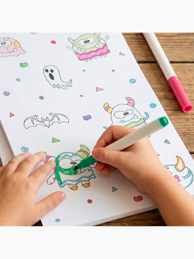 Estojo de desenho infantil com 130 peças de tinta e cor colorbaby N/D - Kiabi