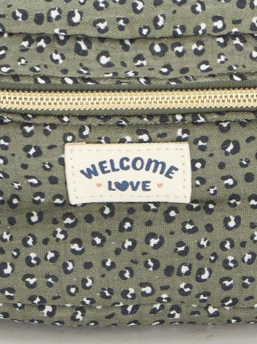 Estojo de toilette  - Nécessaire - Motivo 'leopardo' - Kiabi