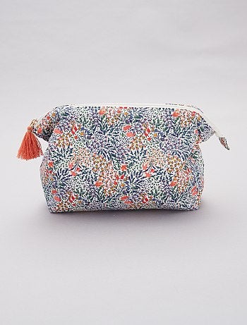 Estojo de toilette às flores - Kiabi