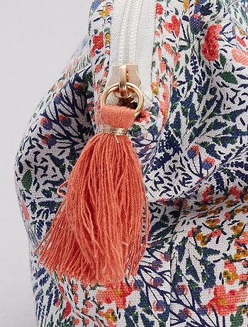 Estojo de toilette às flores - Kiabi