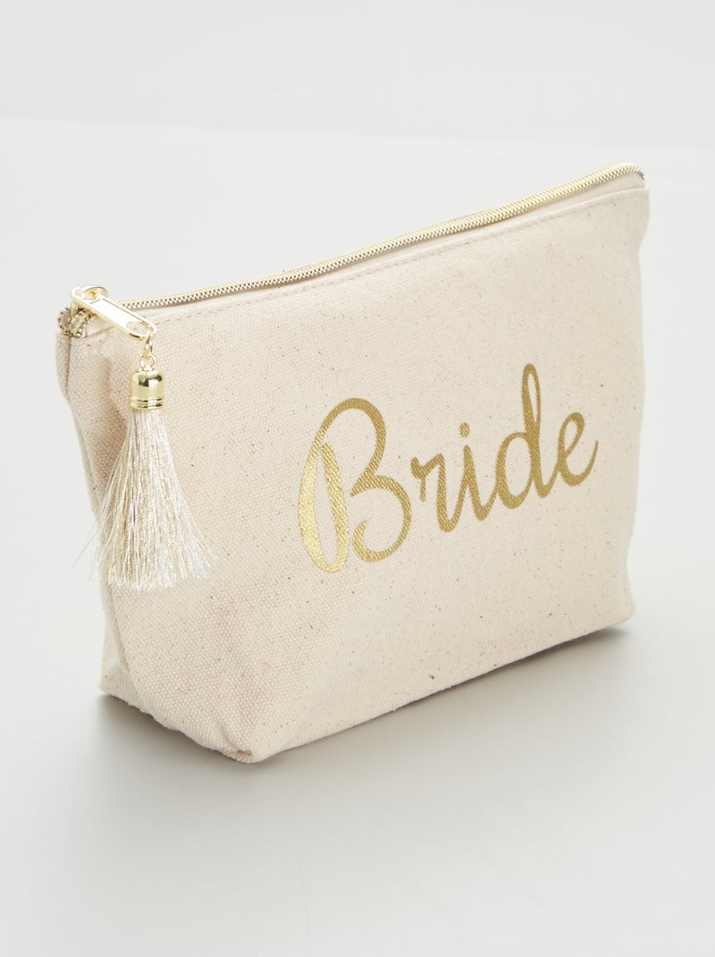 Estojo de toilette 'Bride' BEGE - Kiabi