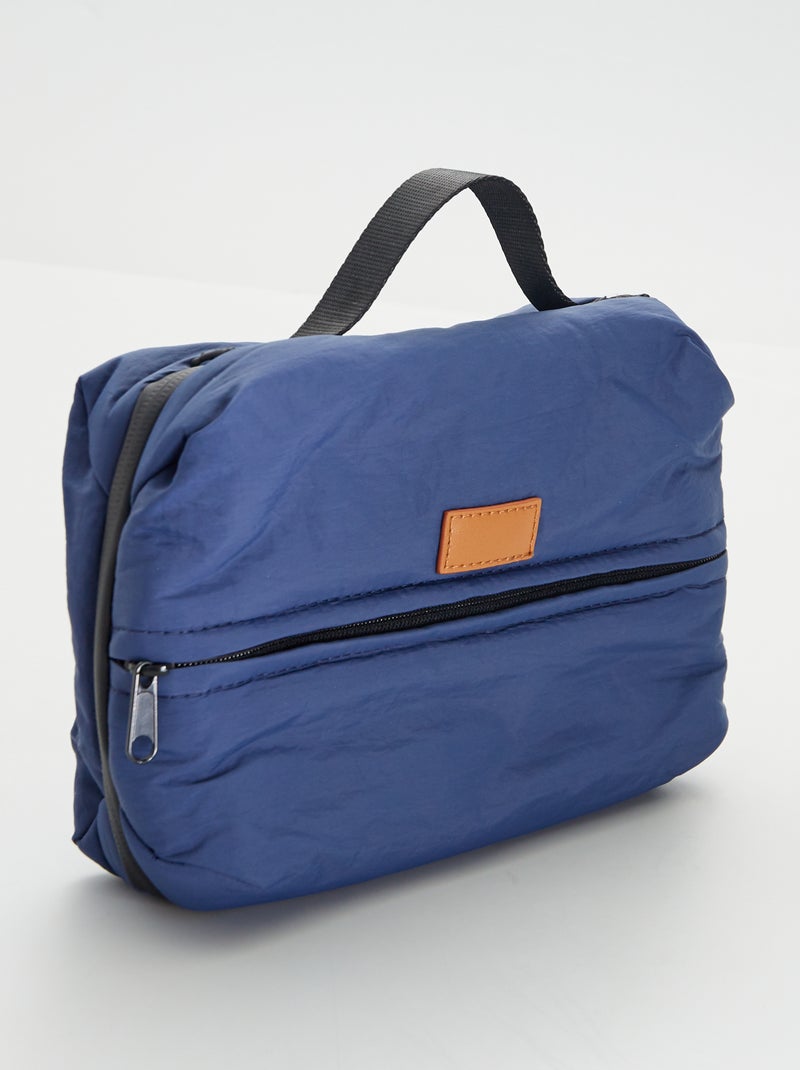 Estojo de toilette em nylon AZUL - Kiabi