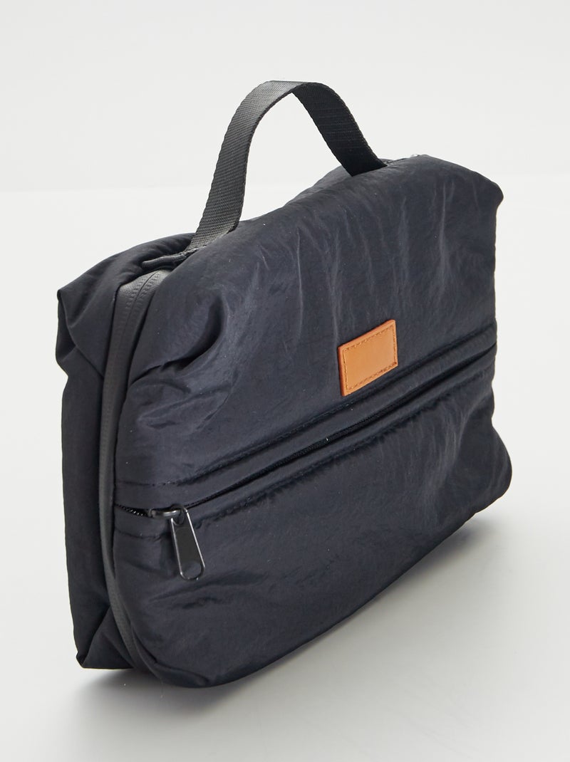 Estojo de toilette em nylon PRETO - Kiabi