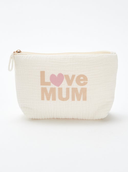 Estojo de toilette 'Love Mum' - Kiabi