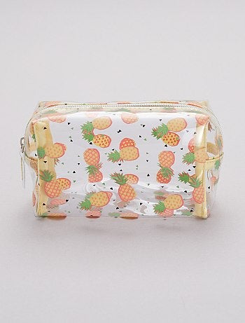 Estojo de toilette transparente com motivo 'melancia' - Kiabi