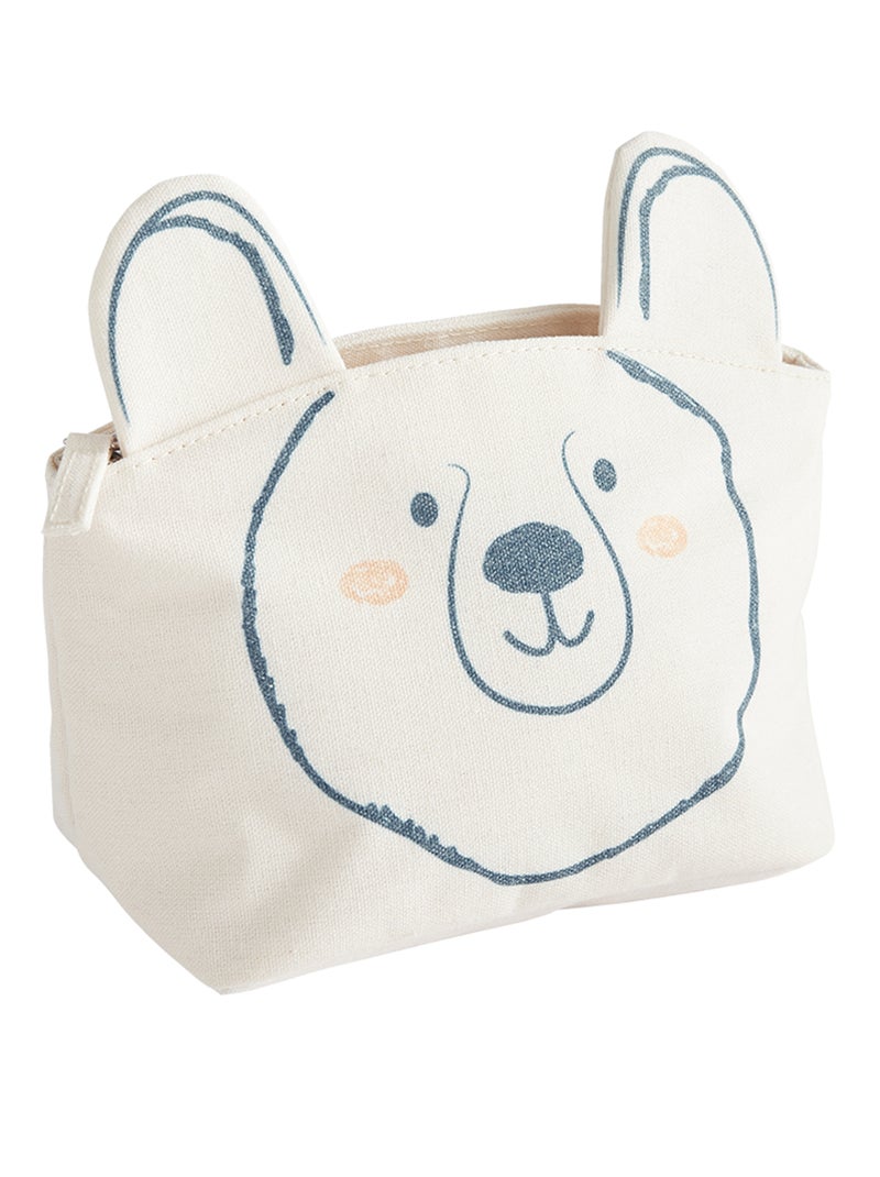 Estojo de toilette 'urso' Branco/ Azul - Kiabi