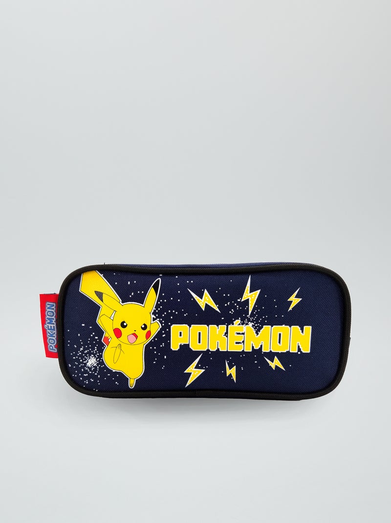 Estojo 'Pikachu' de lona Azul Naval - Kiabi