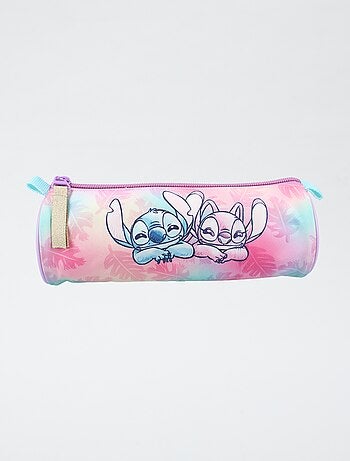 Estojo redondo com estampado 'Stitch'