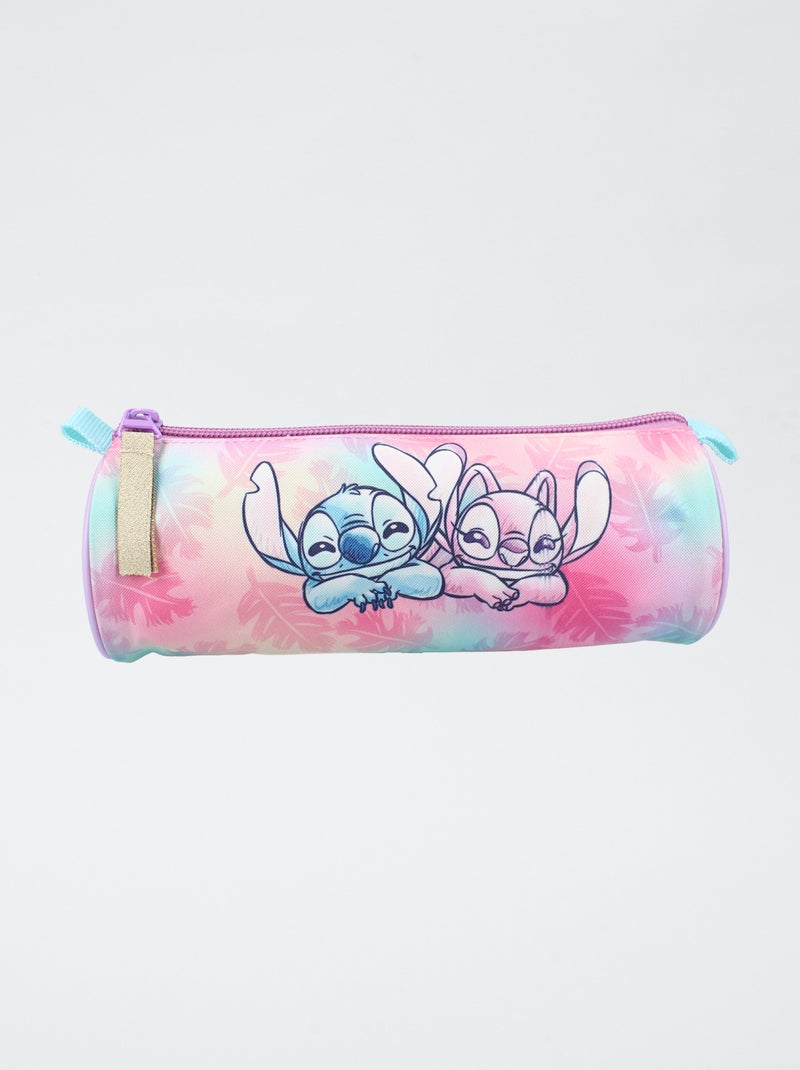 Estojo redondo com estampado 'Stitch' Rosa - Kiabi